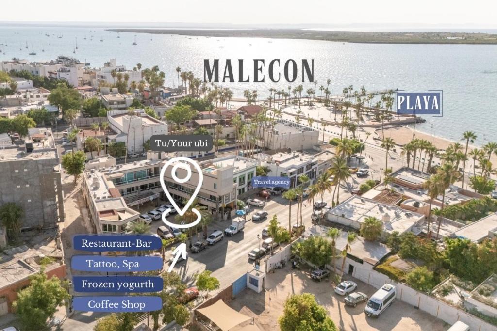 Baja Mar Apartments - Ubicacion 10 拉巴斯 外观 照片